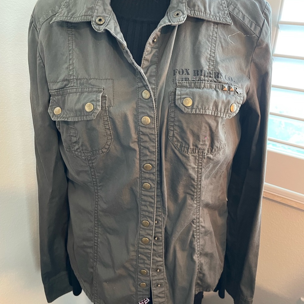 Fox button down, size L